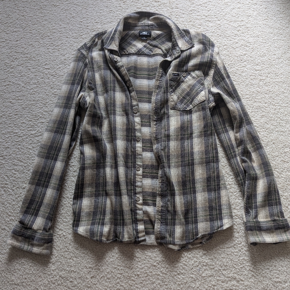 O'Neill Surf Wear Polo Long Sleeve Shirt - Picture 1 of 6